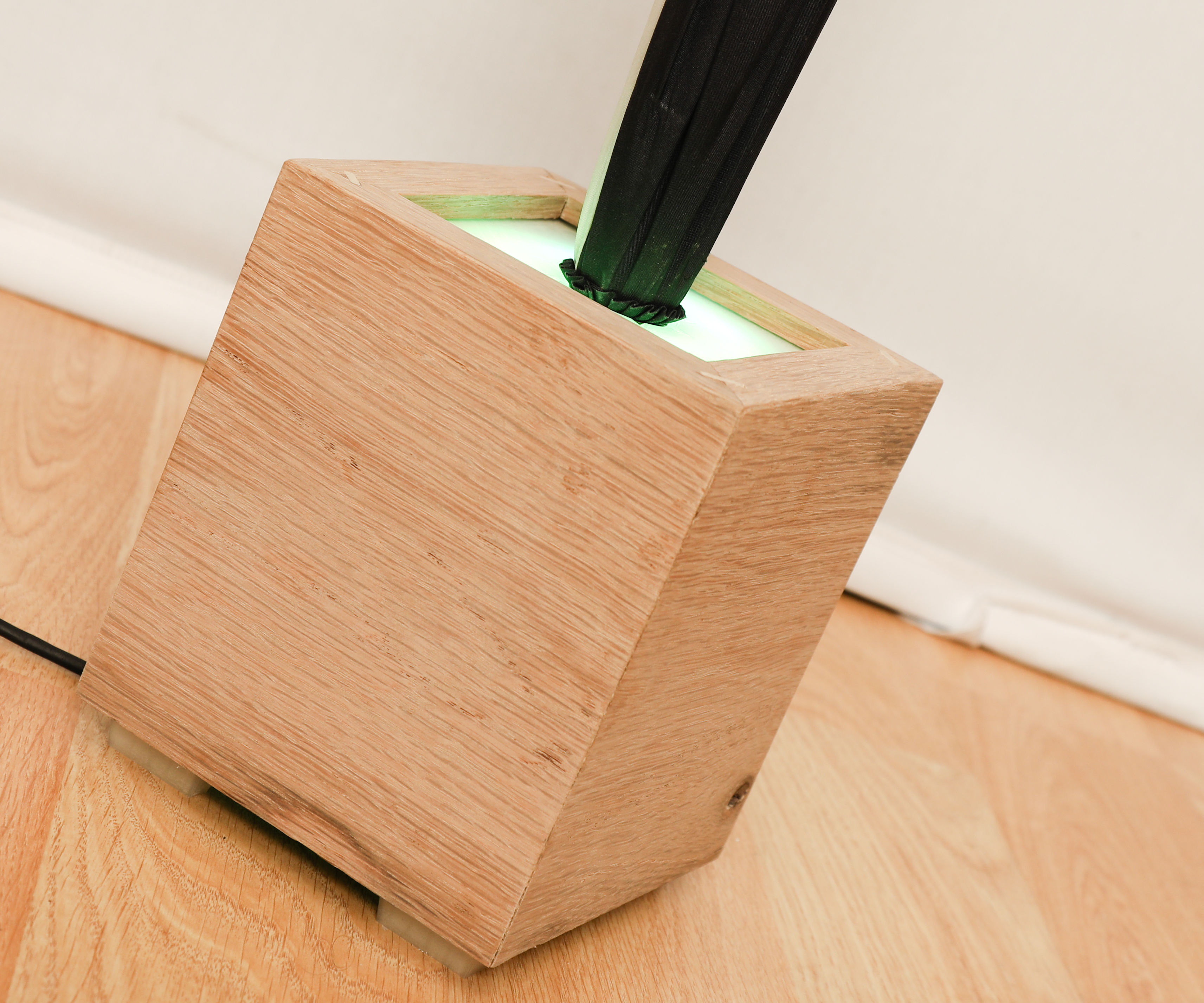 Neopixel Rain Forecaster Incorporated Umbrella Stand