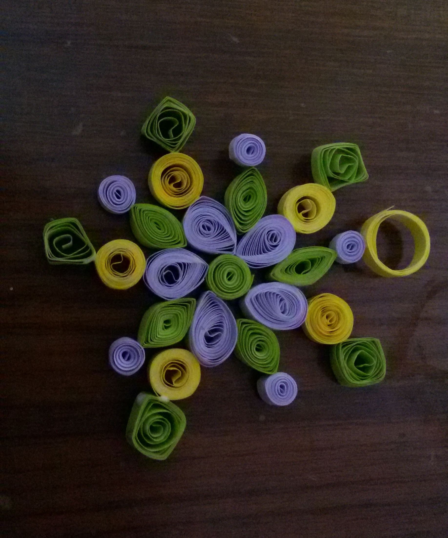 Handmade Paper Quilled Pendant