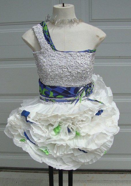 Paper Reuse Dress