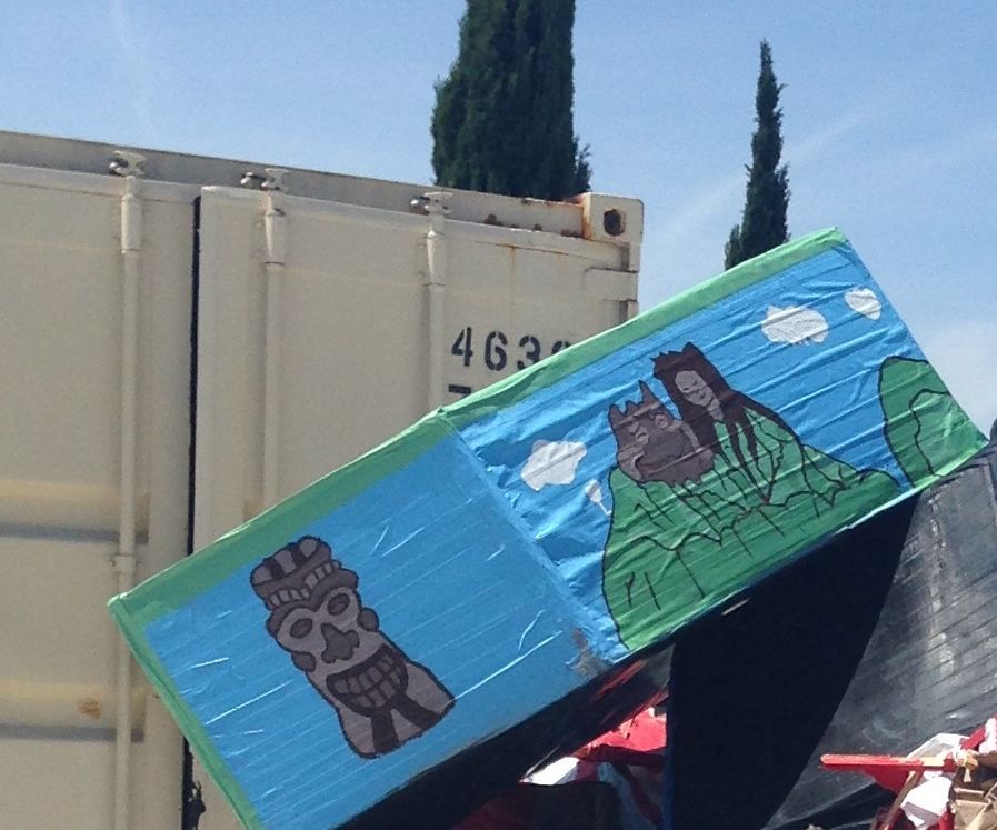 Cardboard Duct Tape Boat