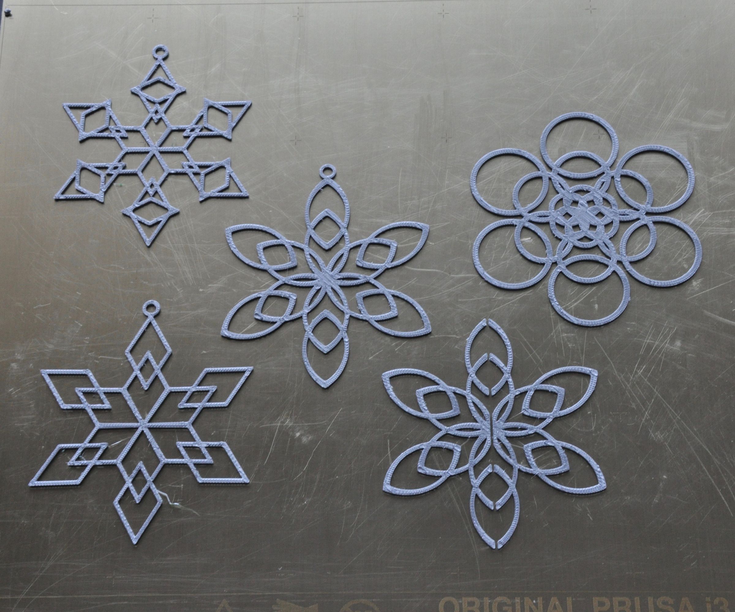 How to Make a 3D Printed 6 Pointed Snowflake : 8 Steps (with Pictures ...
