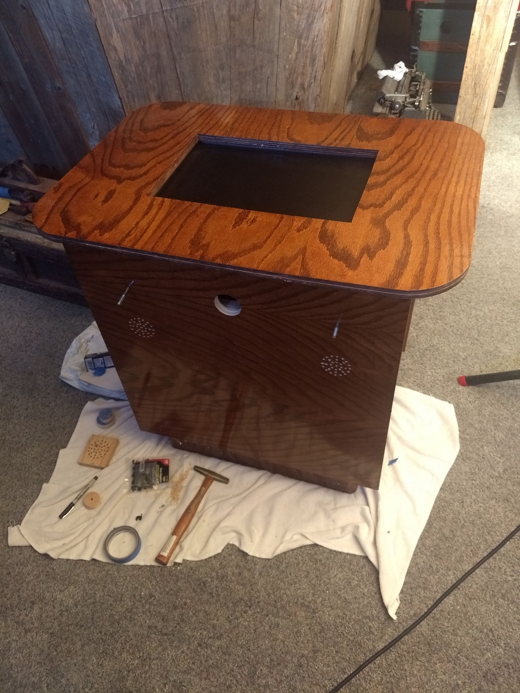 Cocktail Table Arcade 8 Steps Instructables