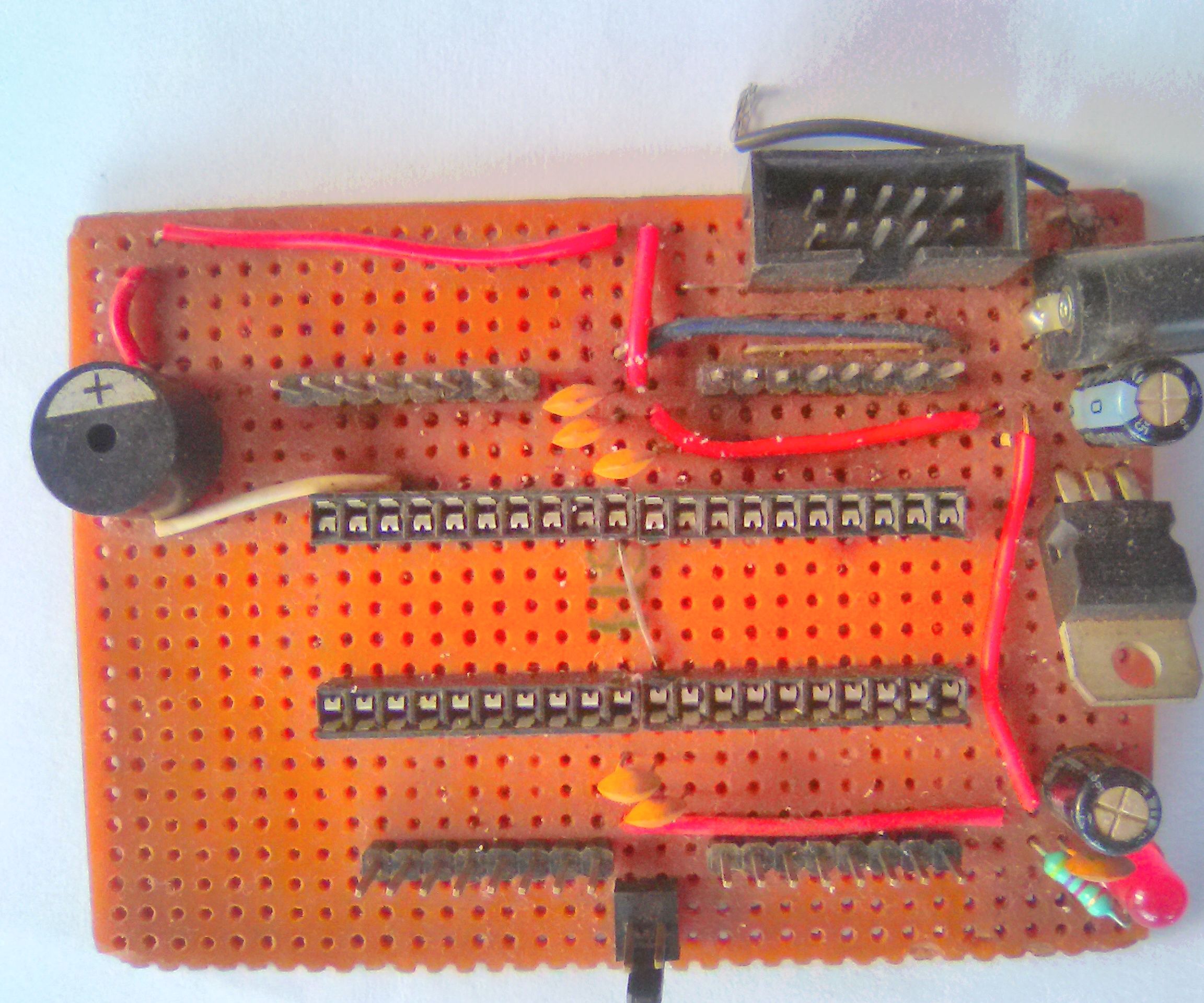 Atmega32 Mini Development Board Hand Made