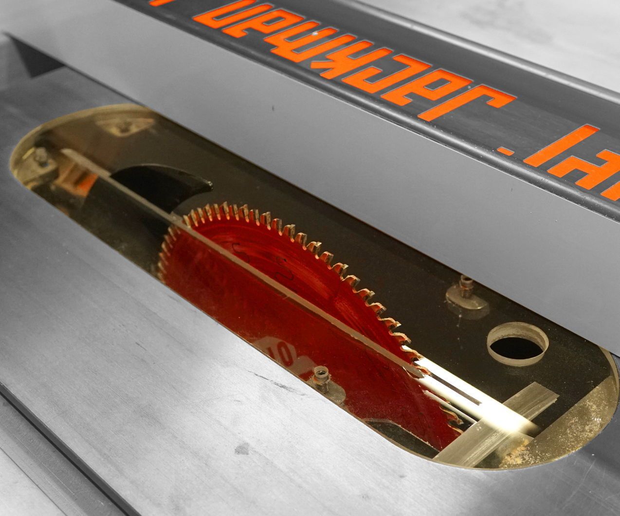 Transparent Table Saw