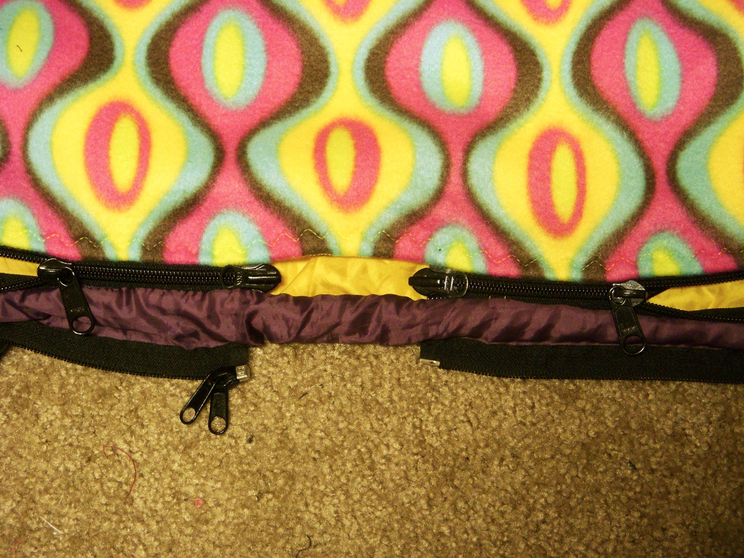 How to Sew a Sleeping Bag ZipIn Liner 9 Steps (with Pictures