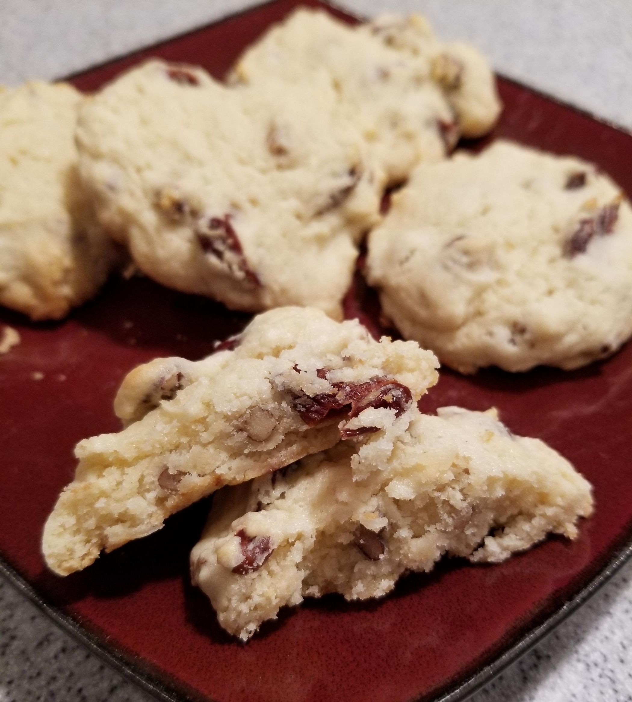 Door County Cherry Cream Cheese Pecan Cookies 4 Steps (with Pictures