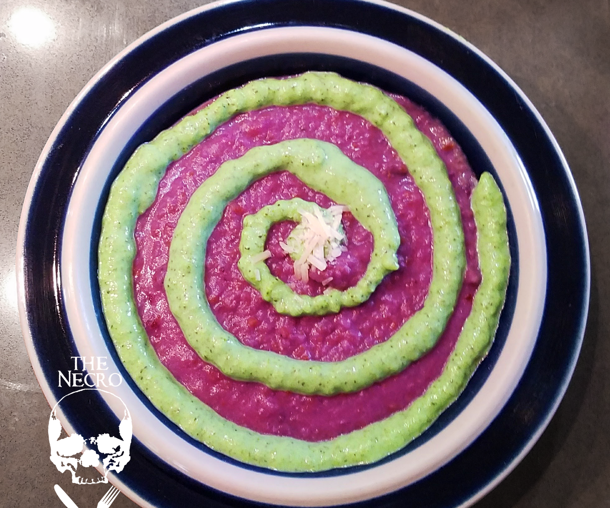 Hypnotically Violet Voodoo Veggie Soup