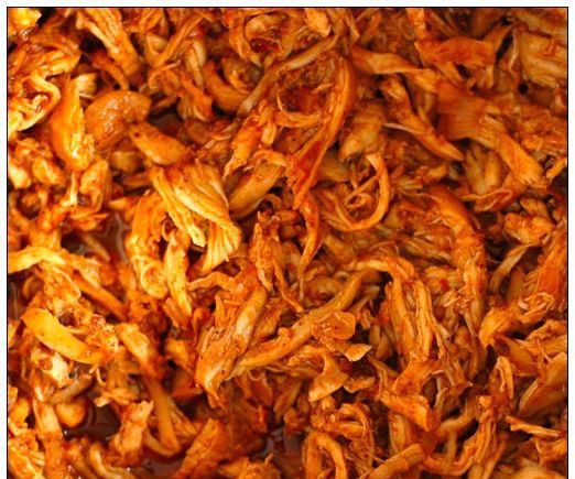 Beer Flavoured Pulled Chicken