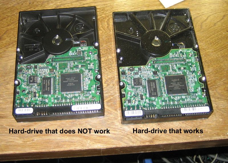 Hard Drive Recovery From a Full Stop