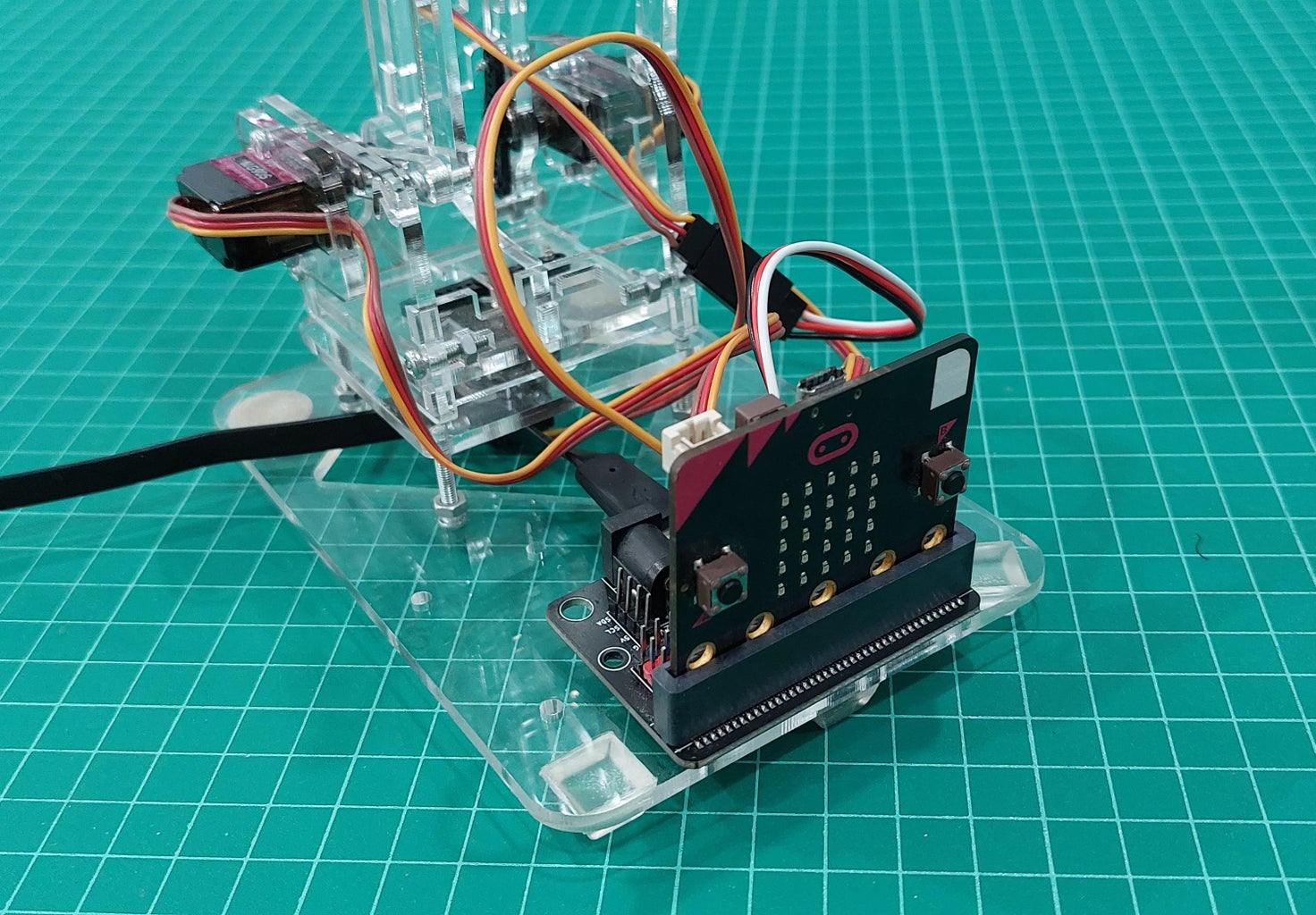 Control Robot Arm With Simple Gestures : 8 Steps (with Pictures ... Circuit Diagram