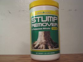 Potassium Nitrate Stump Remover