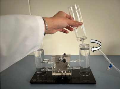 Attaching the Overflow Tanks to the Electrolyser