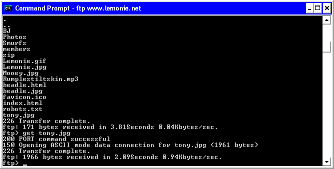 How to Use a Command-line FTP Client : 8 Steps - Instructables