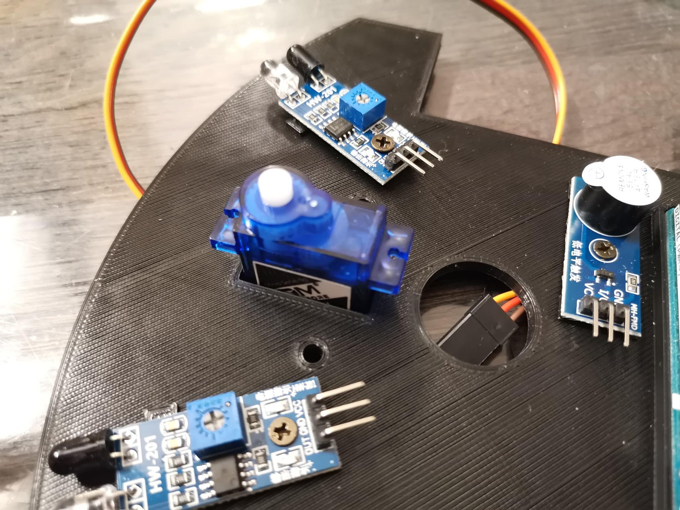 Arduino ESP32 All in One Robot (Obstacle Avoiding, Line Tracking ...