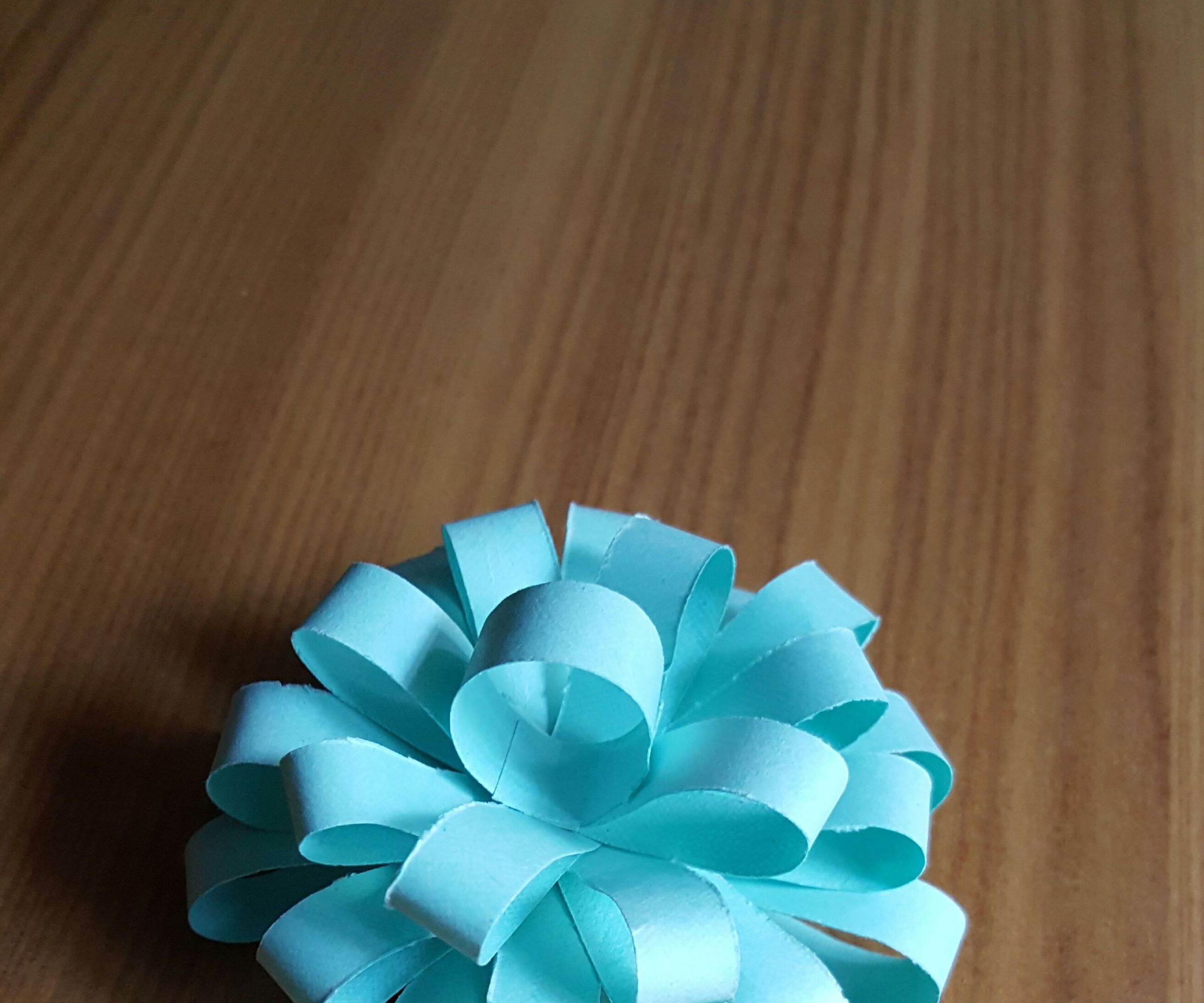 Decorative Bow Flower Out of Waste:For Greeting Cards and Gifts