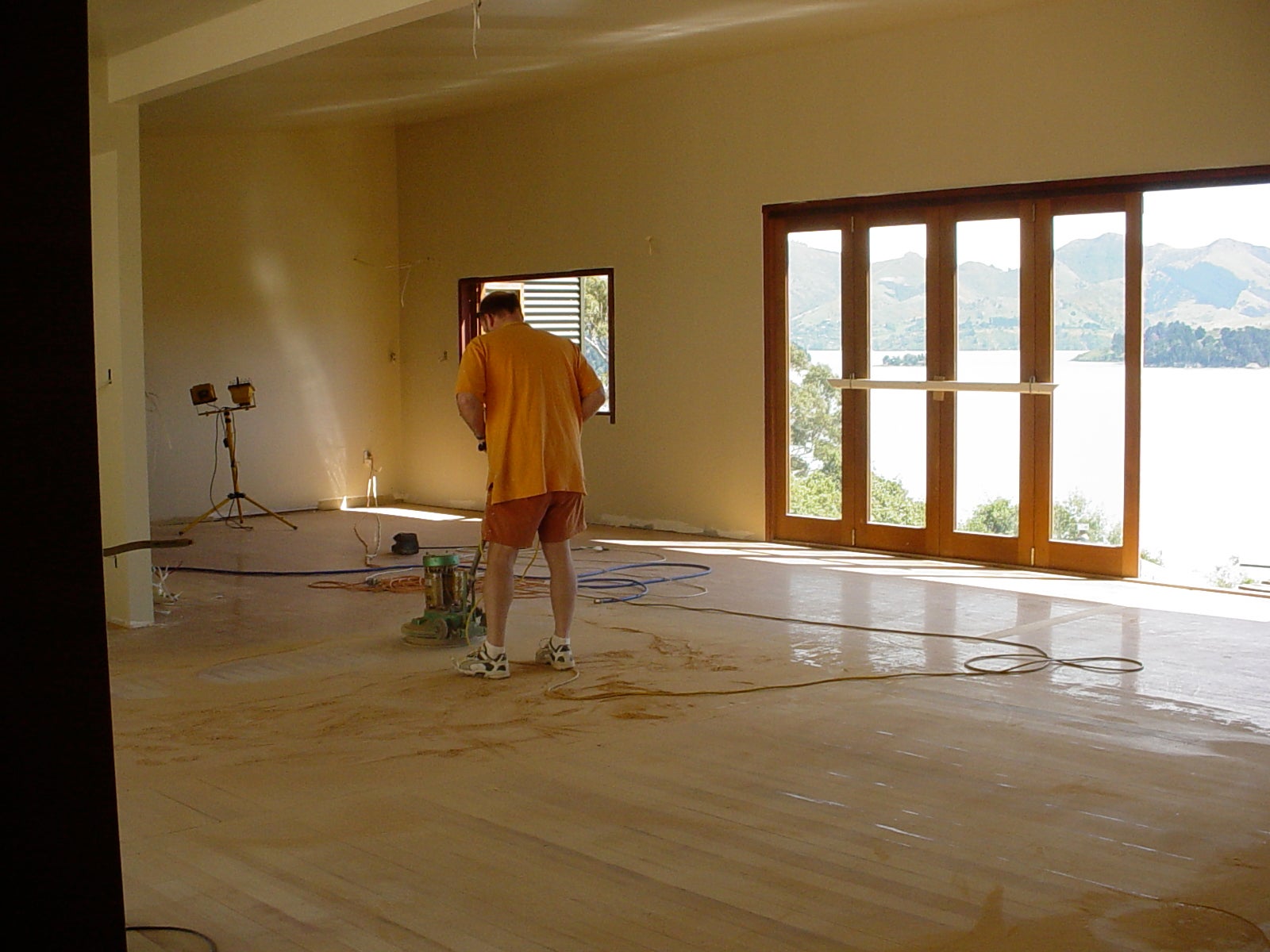 Sand and Refinish Your Hardwood Floors With a Converted Floor Polisher