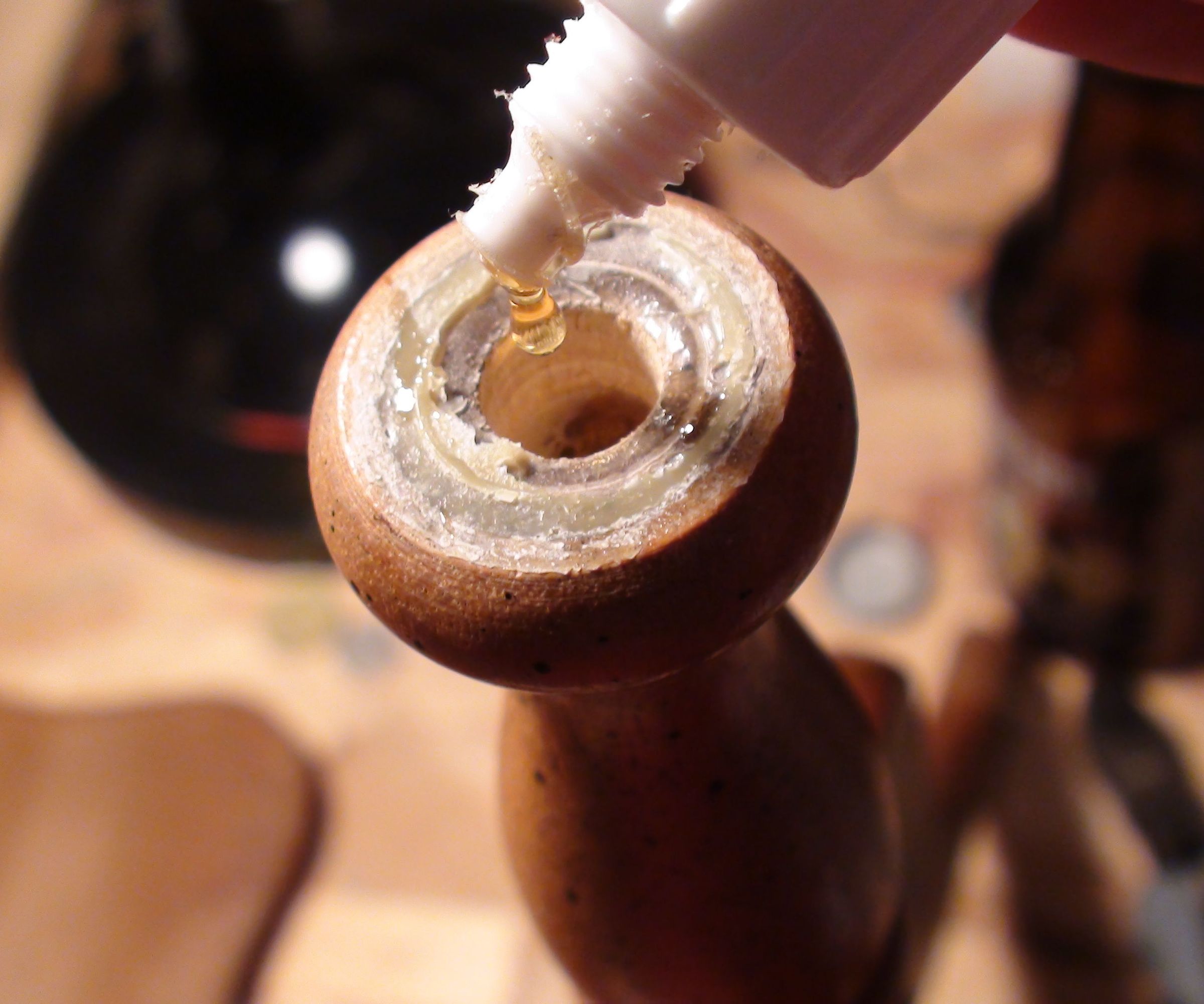 How to Fix a Side Table With Glue