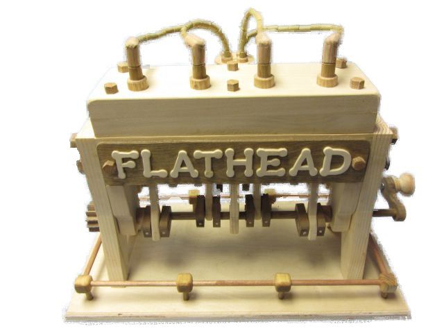 Wood Flathead Four cylinder motor