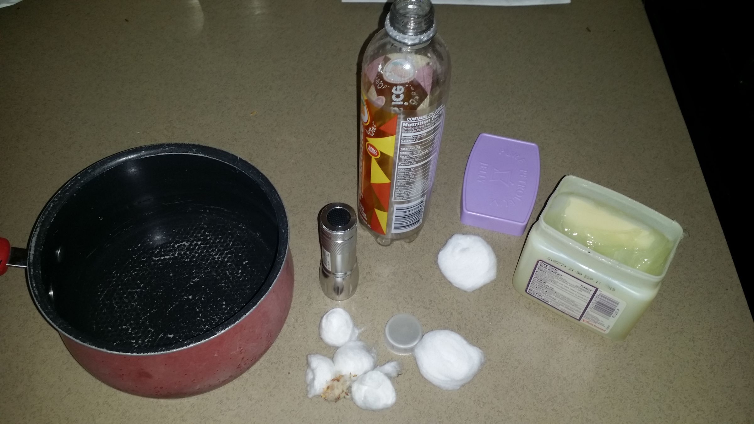 Reuse Old Flashlight As Tinder Container