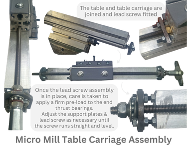 KNEE AND TABLE ASSEMBLY