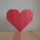 Origami. How to Make a Heart