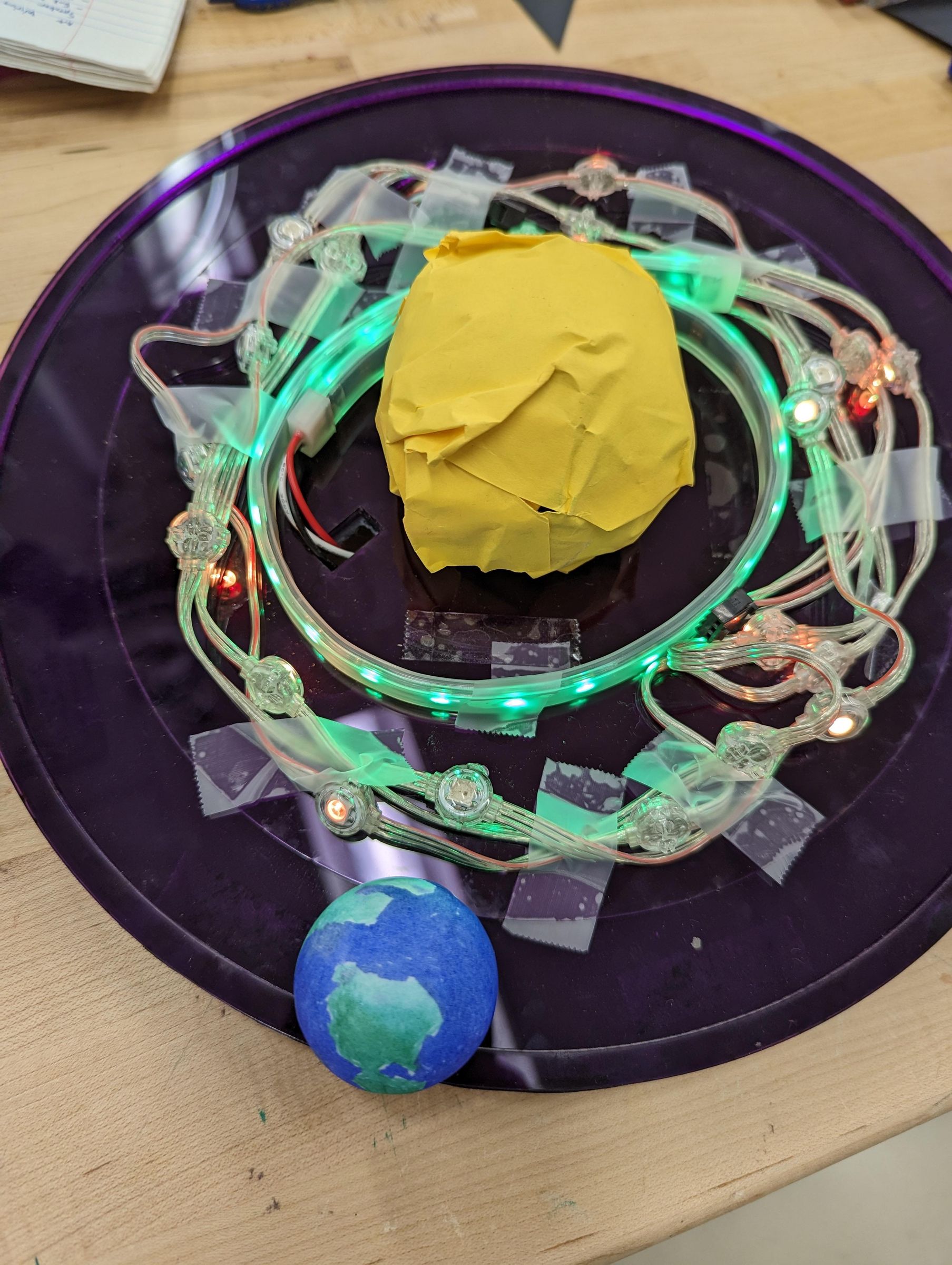 Interactive Rotating Earth and Sun