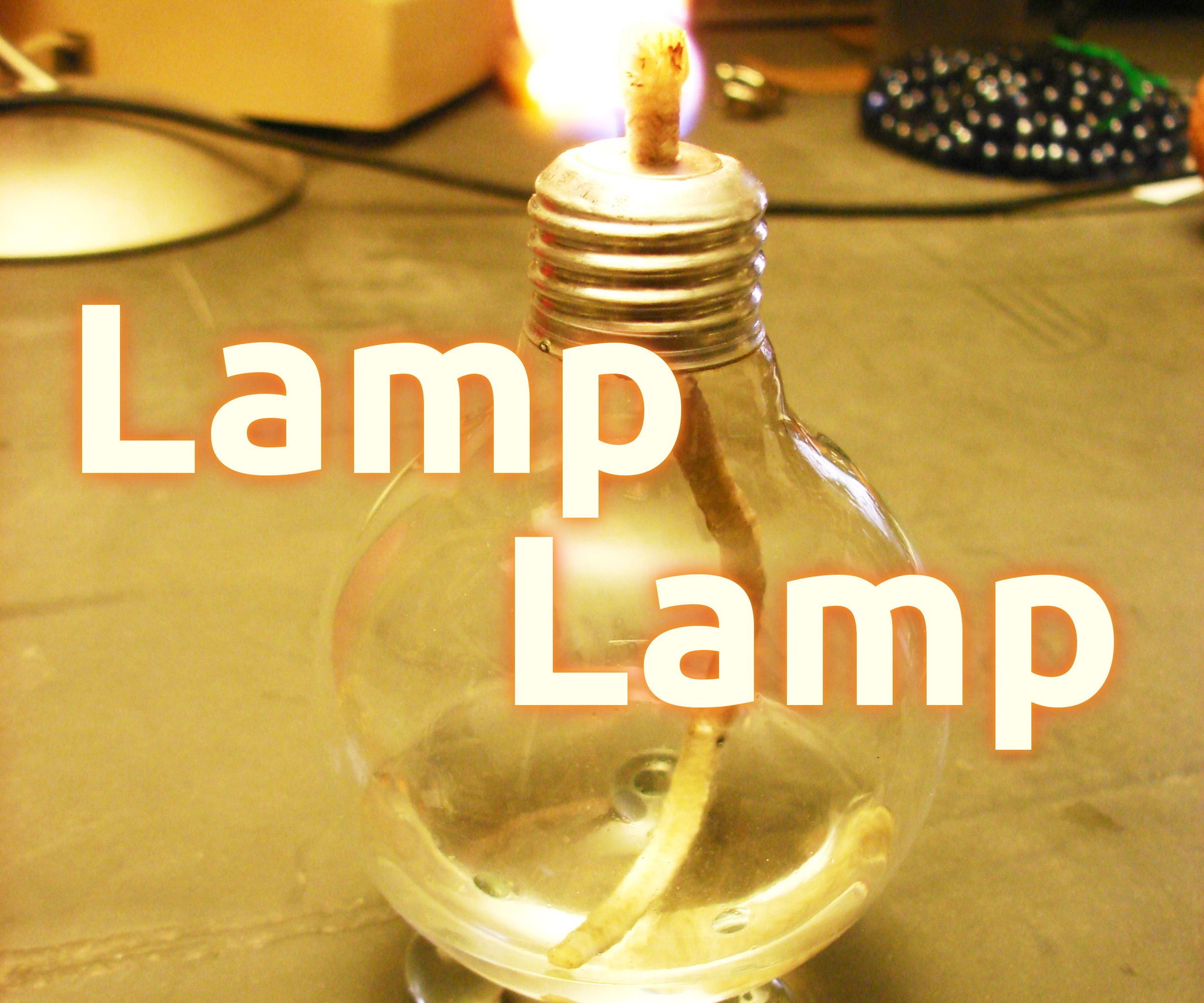 Bombilla De La Lámpara De Alcohol