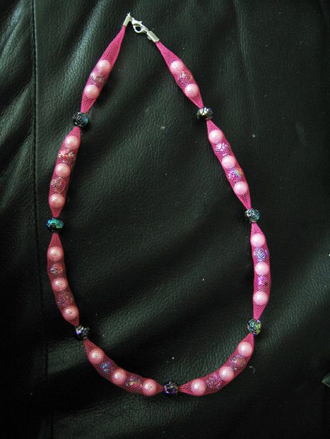 Mesh Tubing Necklace