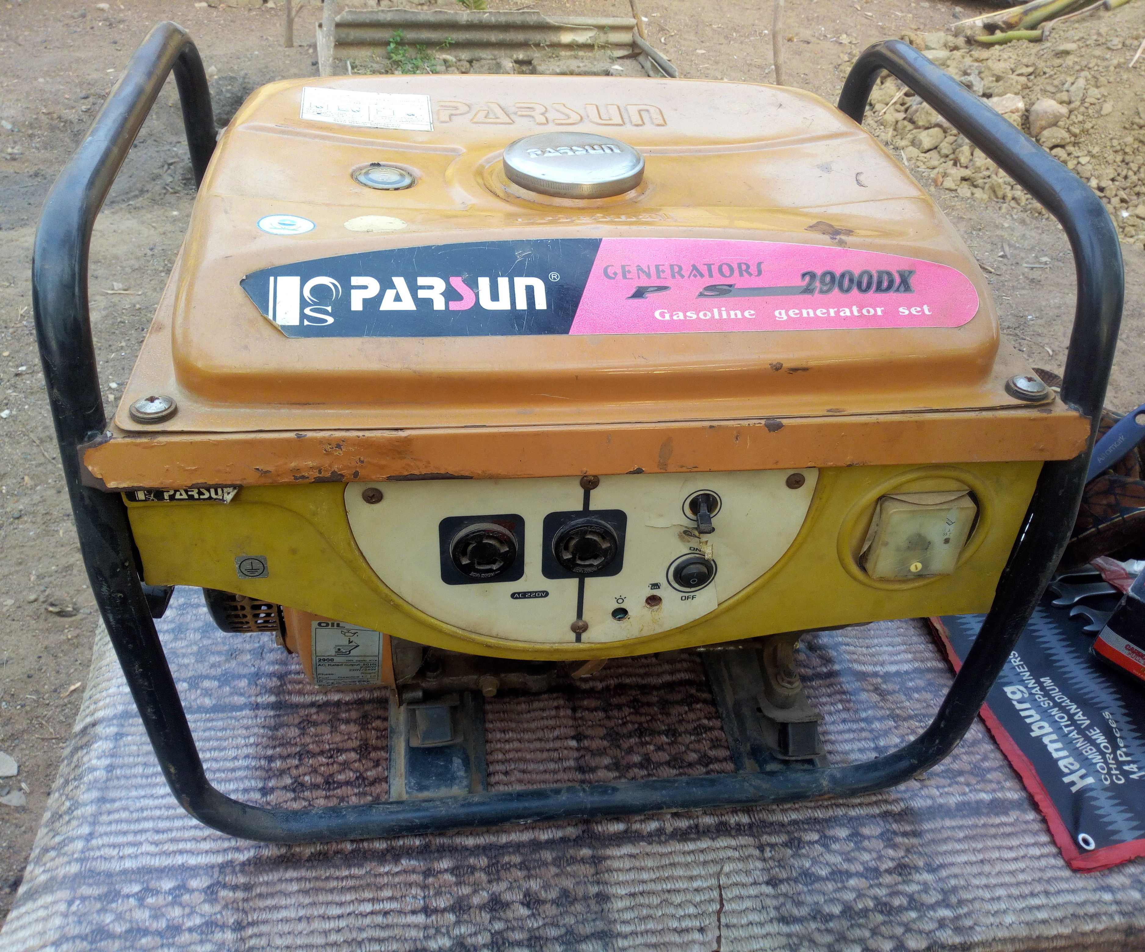 How to Change Portable Genarator Caburator and Fuel Tap