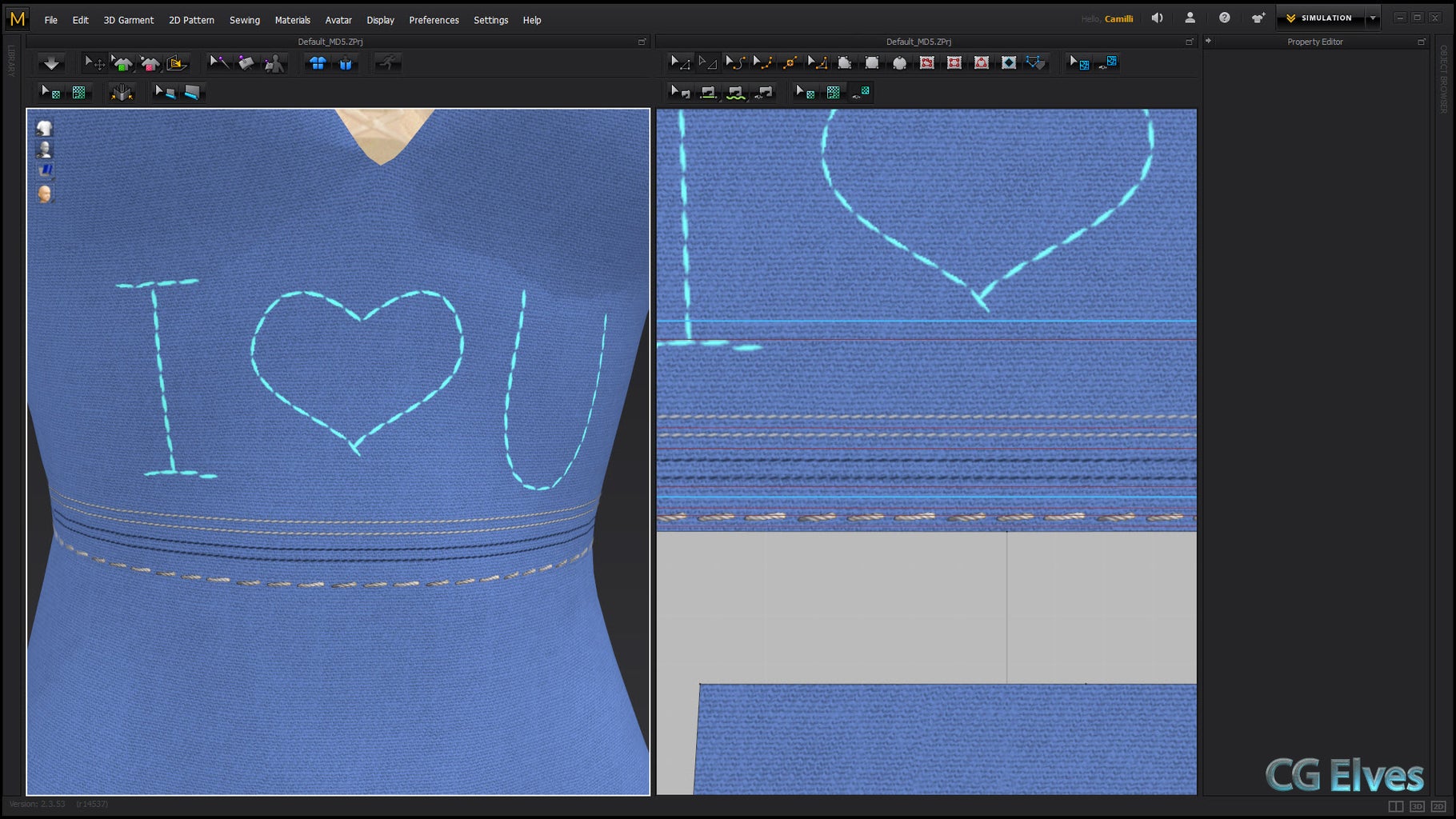 Marvelous Designer Tutorial for Beginners How to Make Stitches for Your 3D Clothes