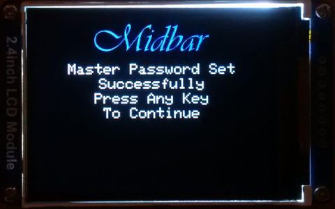 Set Master Password