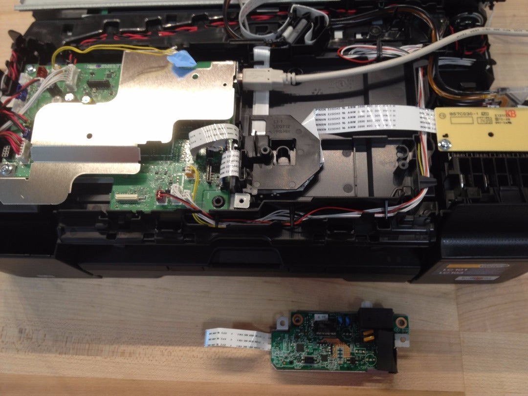 LAN and Ink Cartridge PCB