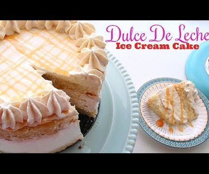 Dulce De Leche Ice Cream Cake
