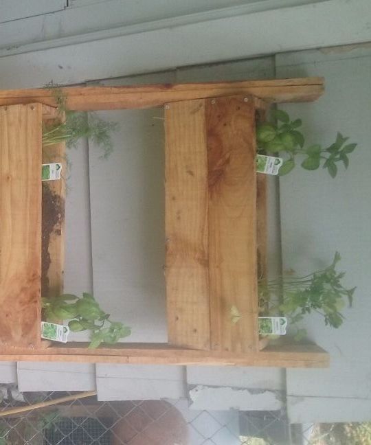 Pallet Herb Planter