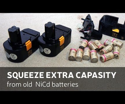DIY: Squeeze Extra Capacity From Old NiCd Batteries