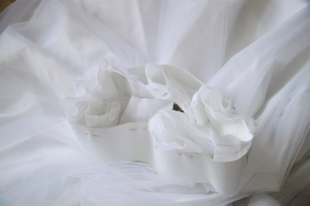Sew Elastic to Skirt
