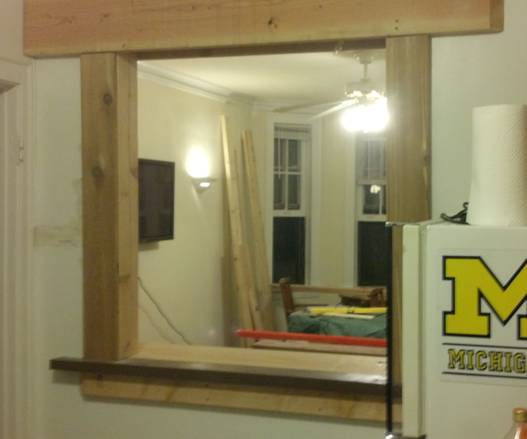 Wall Demolition (install a Pass Through)