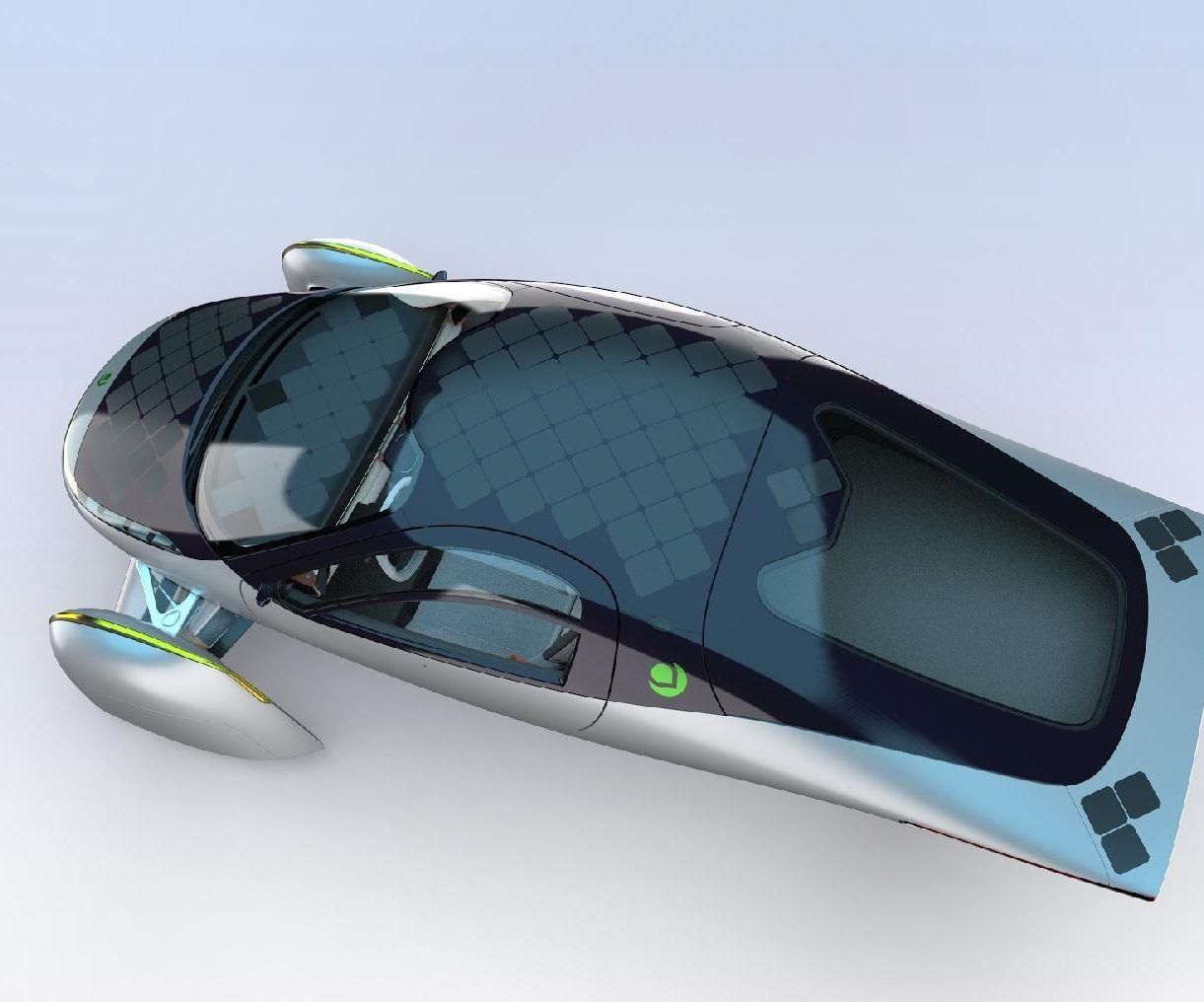 Parking Spot- a Future Solar Charging Pad With Recycled Rubber Tire Mat(pad)