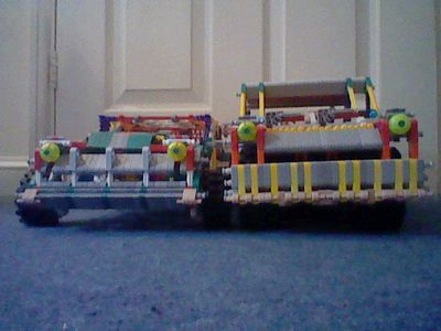 Knex Car With Large Trunk Space Crash Test.