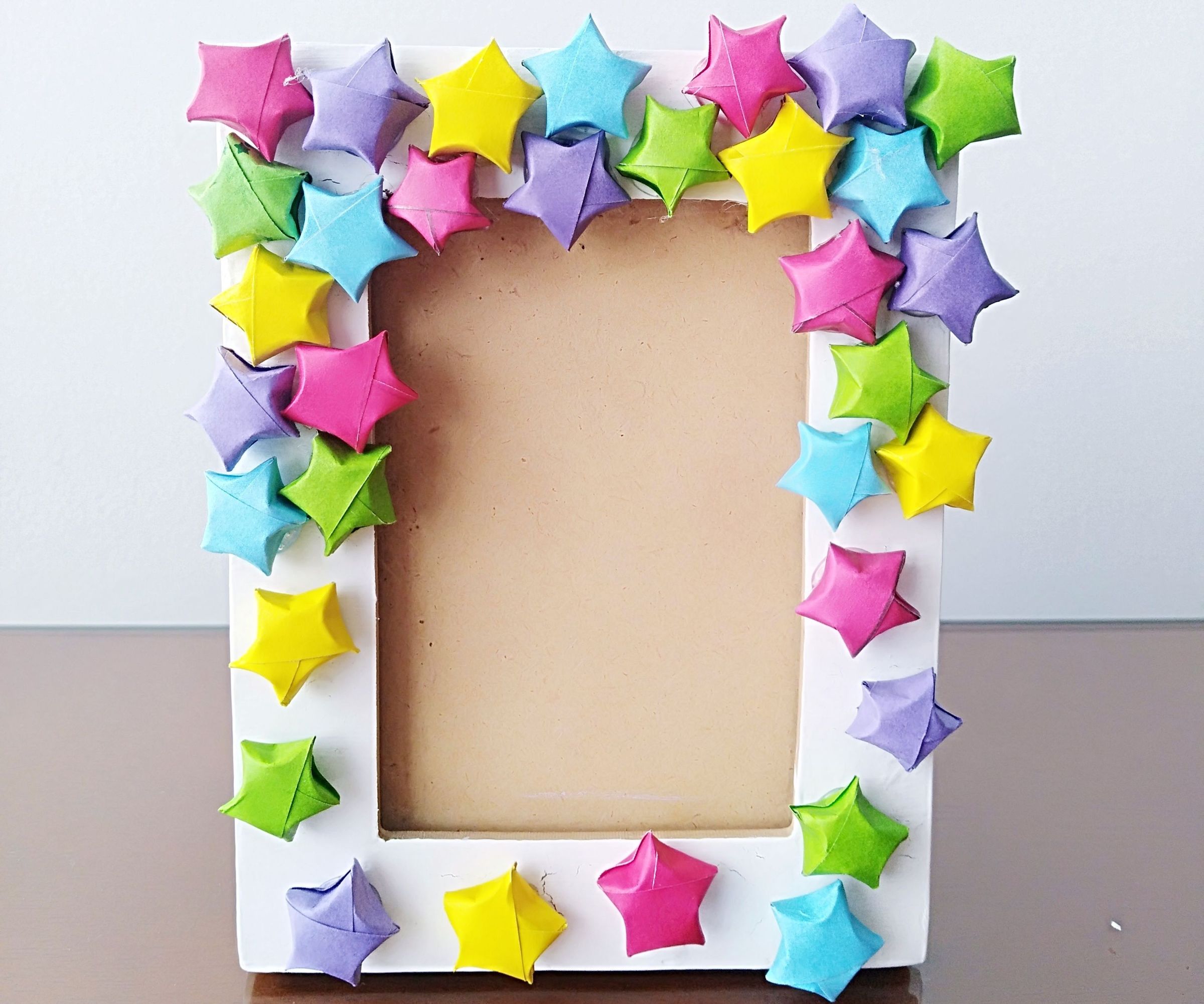 Rainbow Rain Photo Frame /Portarretrato Lluvia Arcoiris