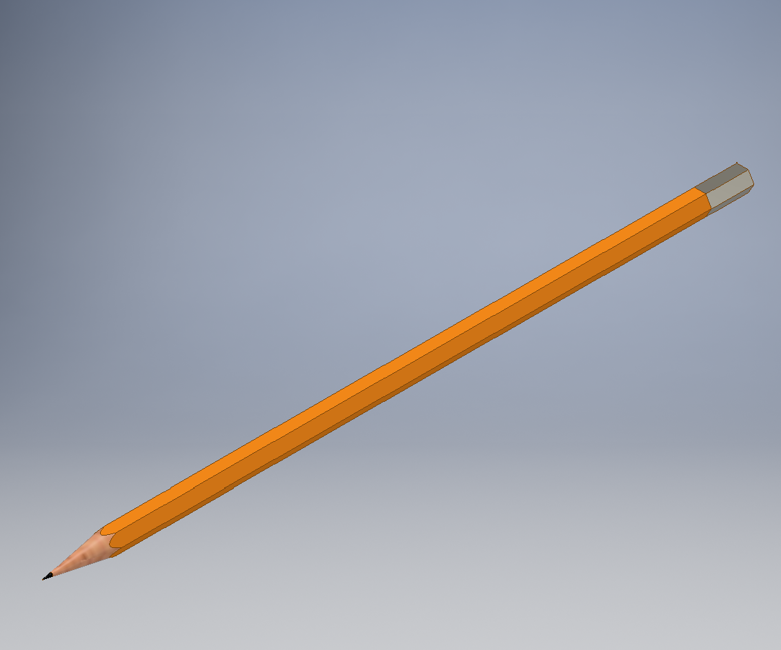 How to Design a Dip End Pencil in Autodesk Inventor