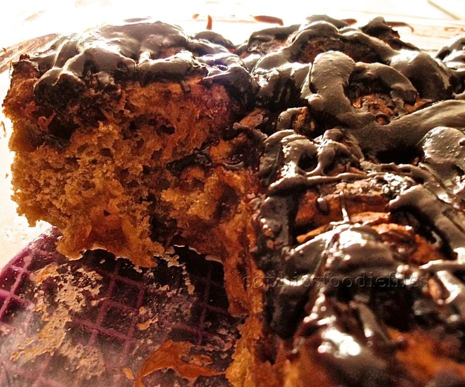 Vegan Spelt Fig Rolls Topped With Chocolate Icing!