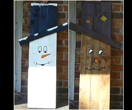 Pallet Scarecrow/Snowman