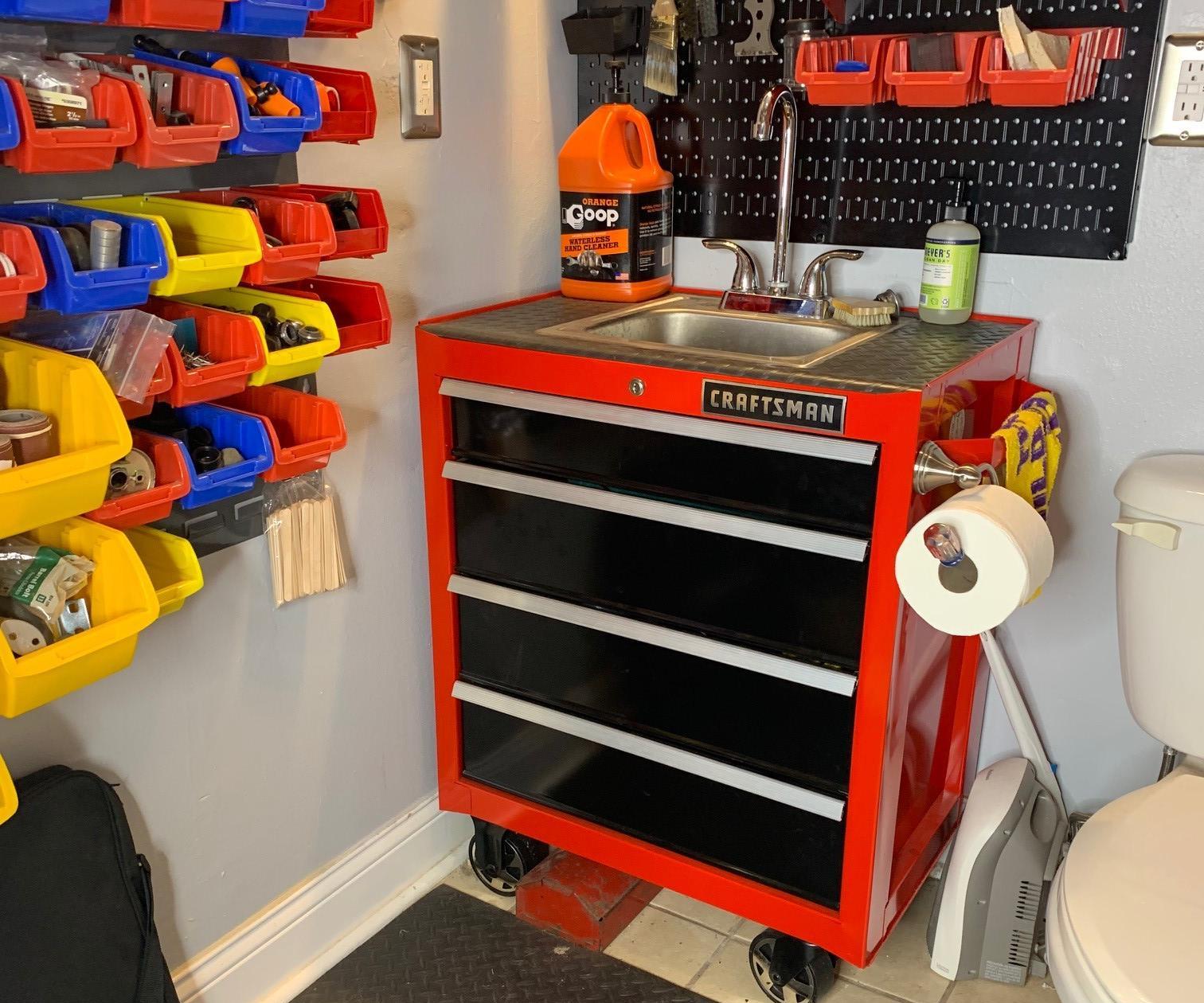 Workshop Toolbox Sink