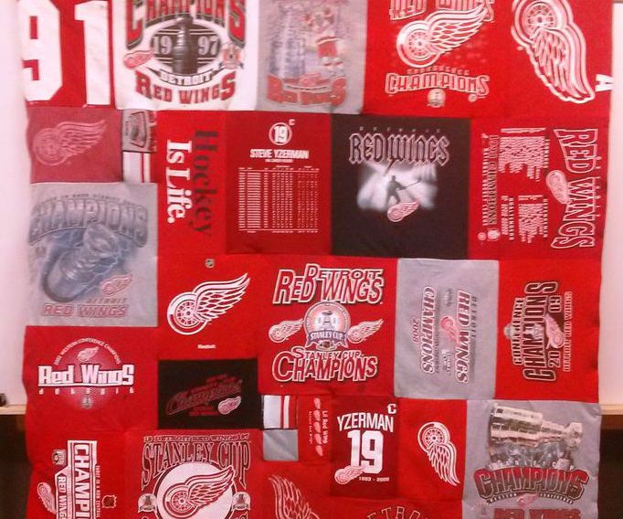 Red Wing T-shirt Quilt
