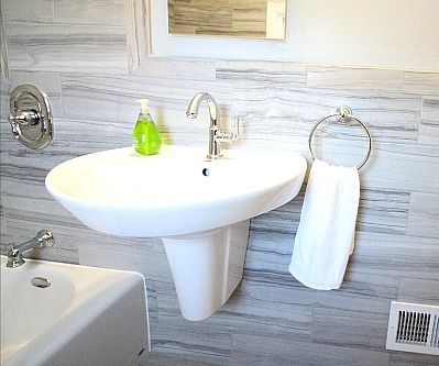 How to Install a Wall Mounted Pedestal Sink