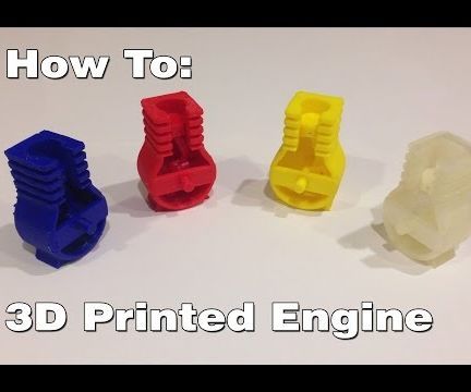 3D Printed Miniature Engine (Bottom End)