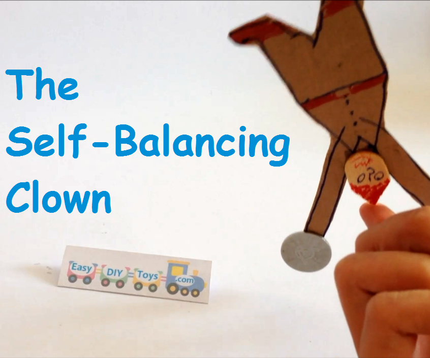 Funny Clown Cardboard Toys