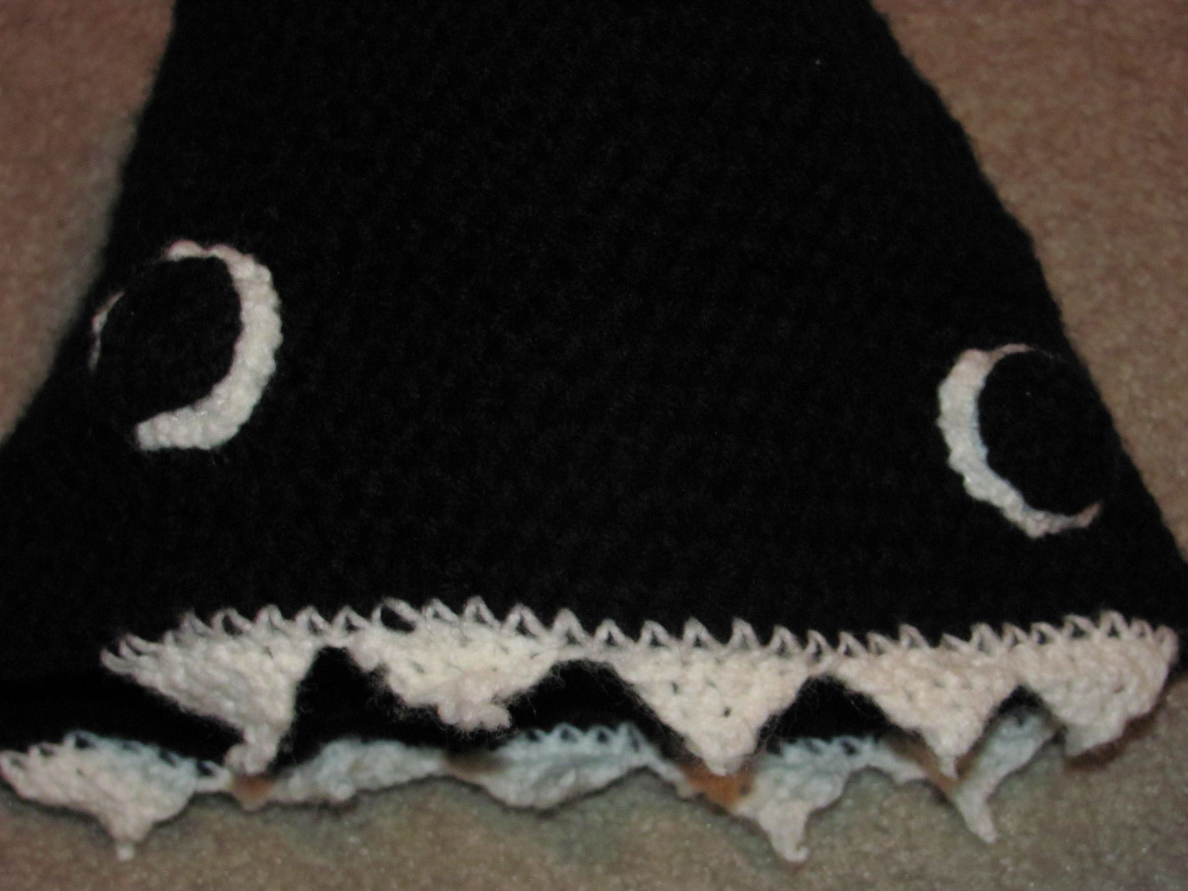 Crocheted Chain Chomp Hat
