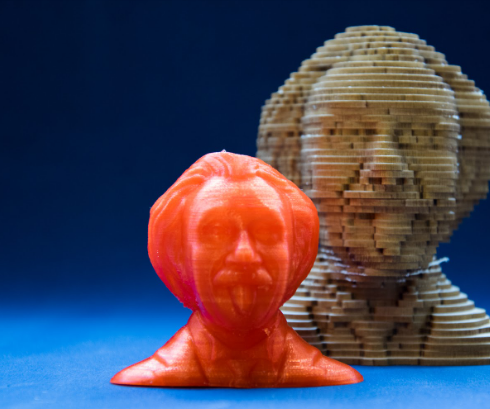 Laser Cut Stacked Einstein